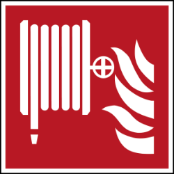 pictogramme Lance à incendie