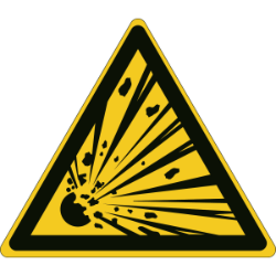 pictogram waarschuwing explosieve stoffen