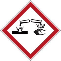 symbole Substances corrosives